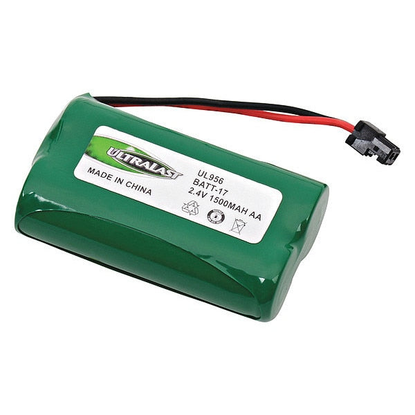 Battery 2.4 Volt Nickel Metal Hydride Ultralast Cordless Phone Battery