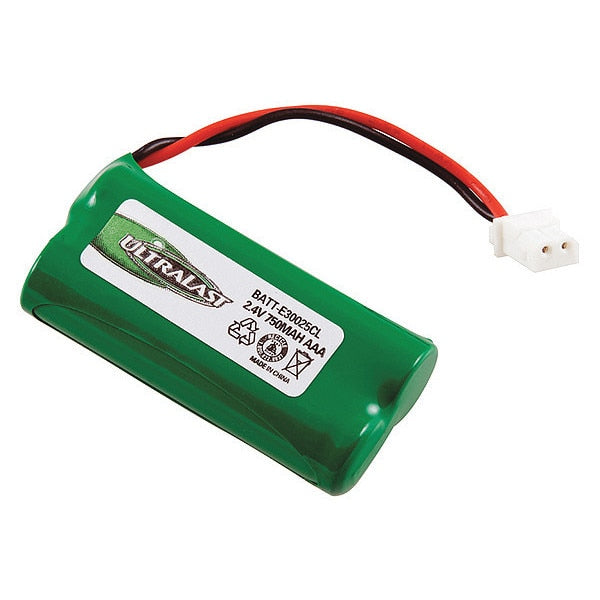 Battery 2.4 Volt Nickel Metal Hydride Ultralast Cordless Phone Battery