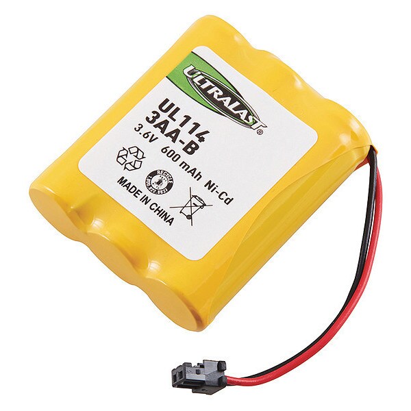 Battery 3.6 Volt Nickel Cadmium Ultralast Cordless Phone Battery
