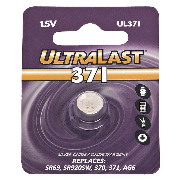 Battery 1.55 Volt Silver Oxide Ultralast Watch Battery