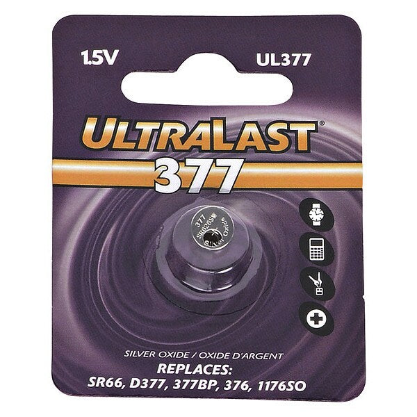 Battery 1.5 Volt Silver Oxide Ultralast Watch Battery