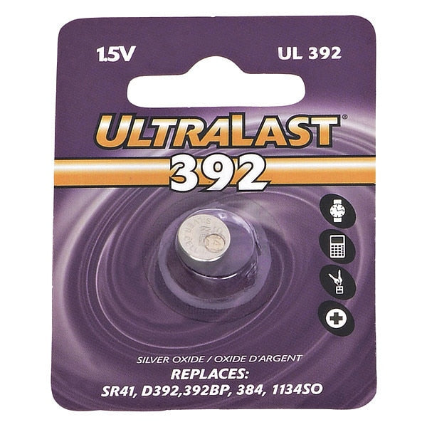 Battery 1.55 Volt Silver Oxide Ultralast Watch Battery
