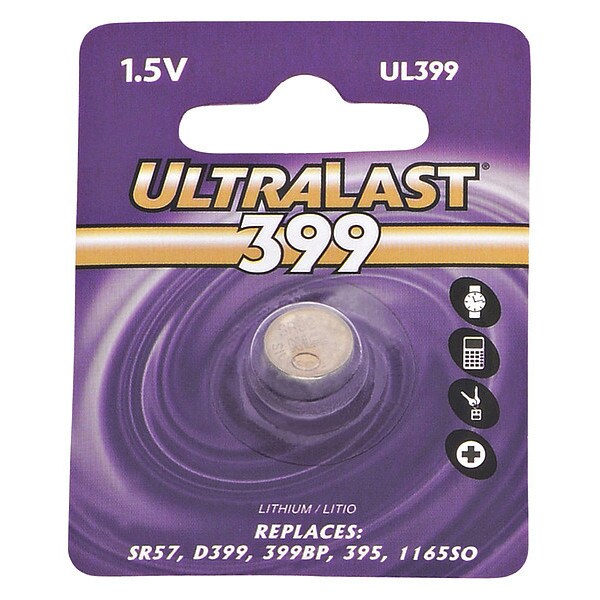 Battery 1.55 Volt Silver Oxide Ultralast Watch Battery