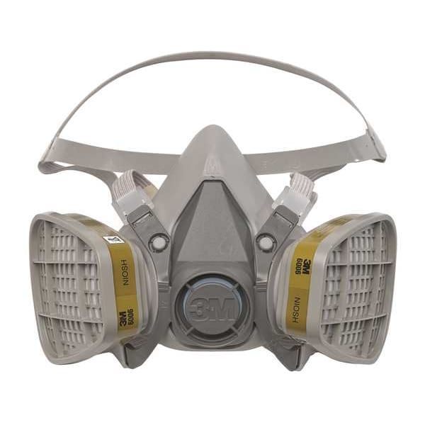Half Facepiece Reusable Respirator, 6000 Series, Thermoplastic Elastomer, Size Large