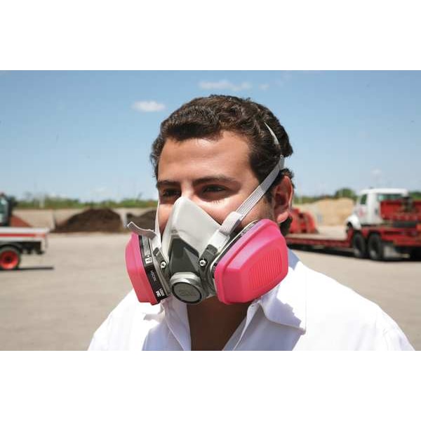 Half Facepiece Reusable Respirator, 6000 Series, Thermoplastic Elastomer, Size Large