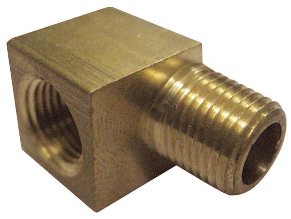 Brass 90 Degrees Street Elbow, MNPT x FNPT, 1/2