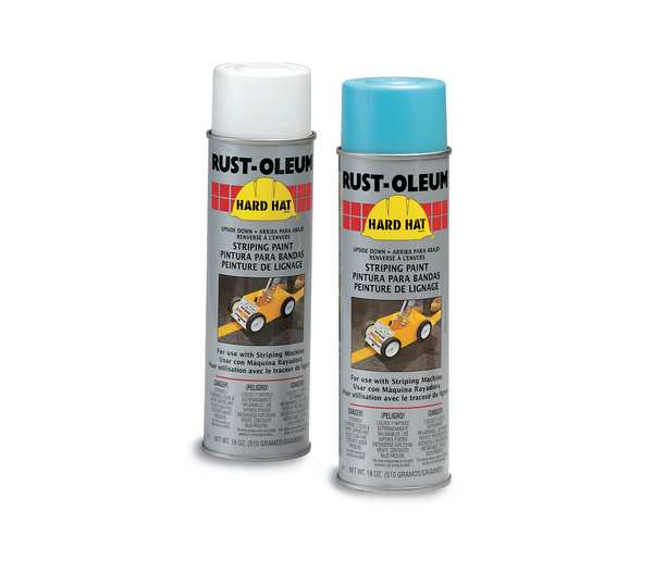 Inverted Striping Paint, 18 oz., Blue, Solvent -Based