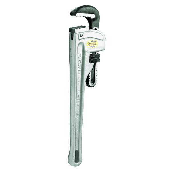 10 in L 1 1/2 in Cap. Aluminum Straight Pipe Wrench