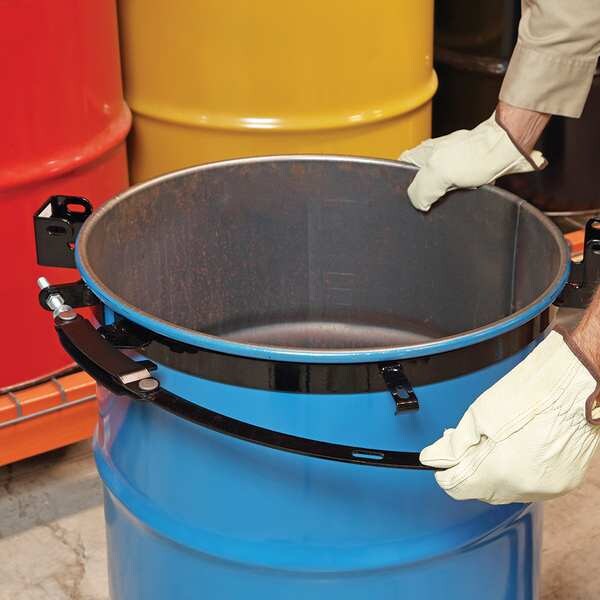 Ring for Ltchng Drum Lid, Black, 20/30 gal