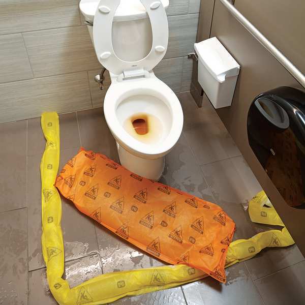 Sorbents, 35 gal/pk, 3.5gal/pad, Water Absorbed, Orange, Polypropylene, 10 PK