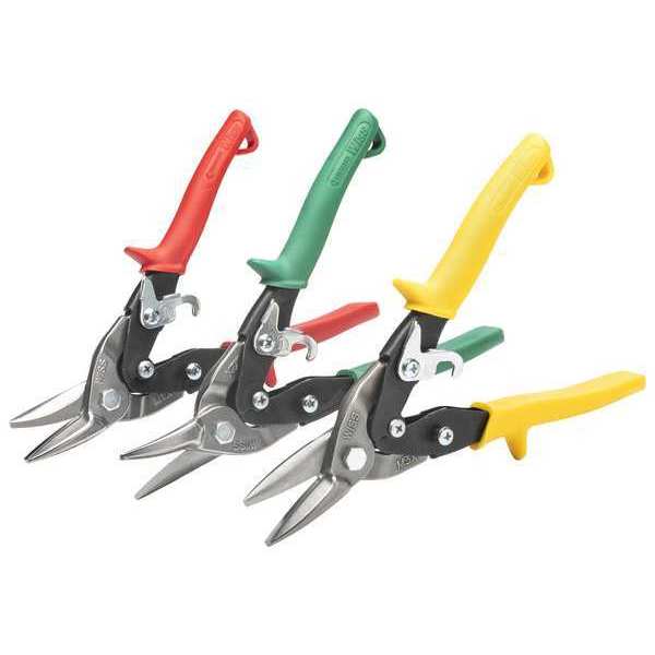 Aviation Snips, Ergonomic, 9 3/4 in
