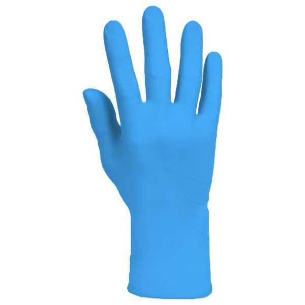 Disposable Gloves, Nitrile, Blue, XS ( 5 1/2 ), 100 PK