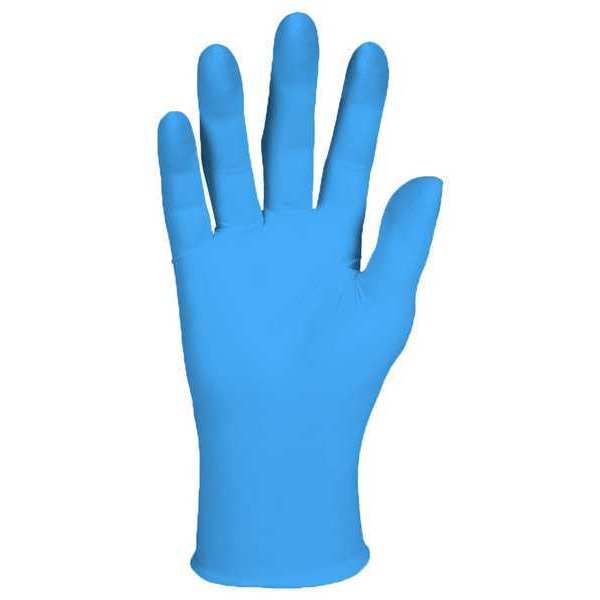Disposable Gloves, Nitrile, Blue, XS ( 5 1/2 ), 100 PK