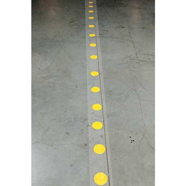 Floor Marking Tape, Yellow, PK80