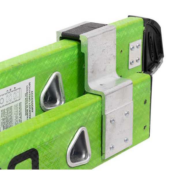 Fiberglass Extension Ladder, 375 lb Load Capacity