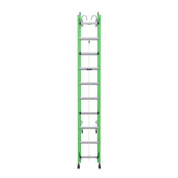 Fiberglass Extension Ladder, 375 lb Load Capacity