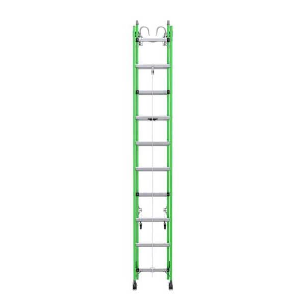 Fiberglass Extension Ladder, 375 lb Load Capacity