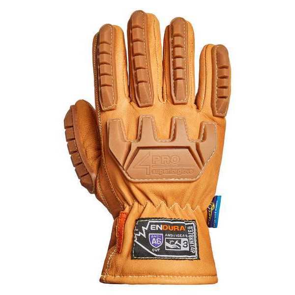 Work Gloves, Drivers, XS, Leather, PR