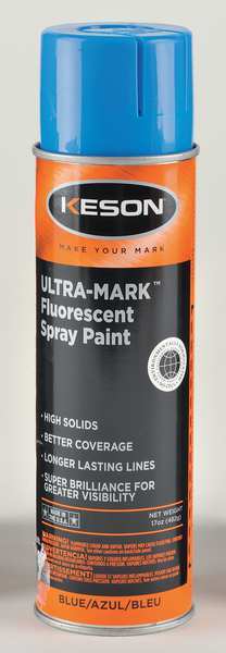 Inverted Marking Paint, 20 oz., Blue, Water -Based
