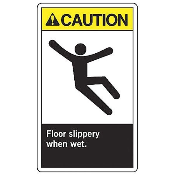 Notice Label, Wash Your Hands, 5x3-1/2, Adhesive Vinyl, 5/PK