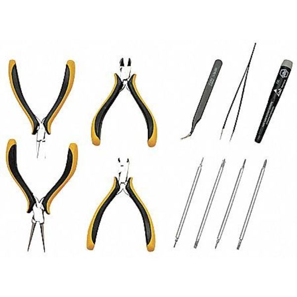 4 3/4 in Bent Needle Nose Plier ESD Safe Dissipative Handle