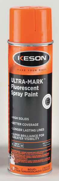 Inverted Marking Paint, 20 oz., Red, Water -Based