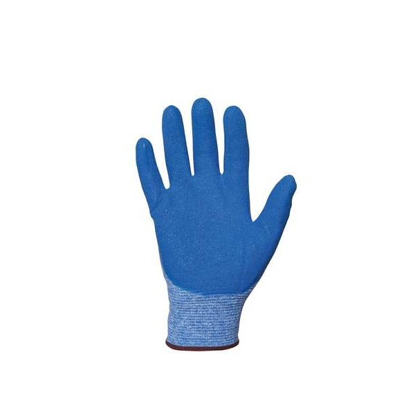 Nitrile Coated Gloves, Palm Coverage, Blue, M, PR