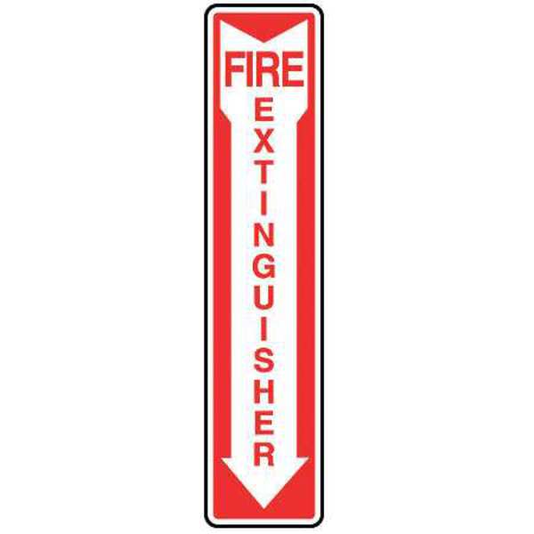 Fire Extinguisher Sign, 18X4