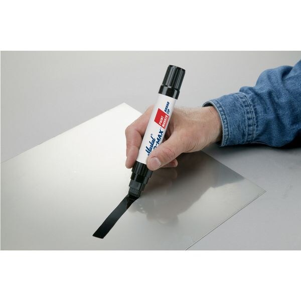 Permanent Liquid Paint Marker, Medium Tip, Black Color Family, Paint