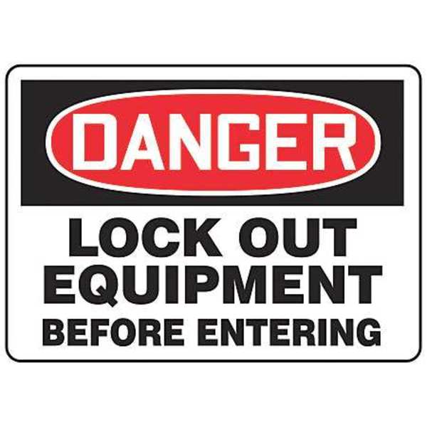 Danger Security Sign, 7X10