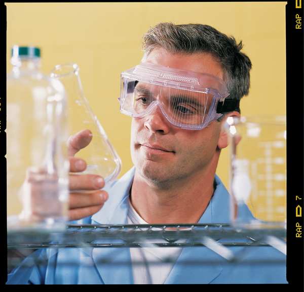 Safety Goggles, Clear Uncoated Lens, Centurion Series