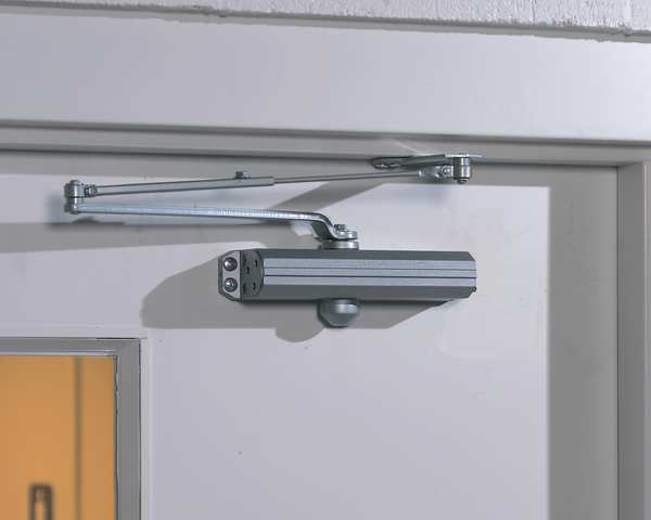 Manual Hydraulic Yale 51 Door Closer Heavy Duty Interior and Exterior, Aluminum