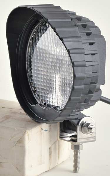 Work Light, Round, LED, 12VDC, 4-1/2 In Dia