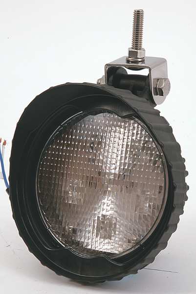 Work Light, Round, LED, 12VDC, 4-1/2 In Dia