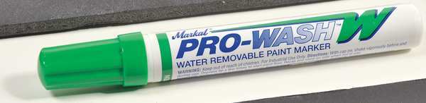 Water Removable Liquid Paint Marker, Medium Tip, Green Color Family, Paint