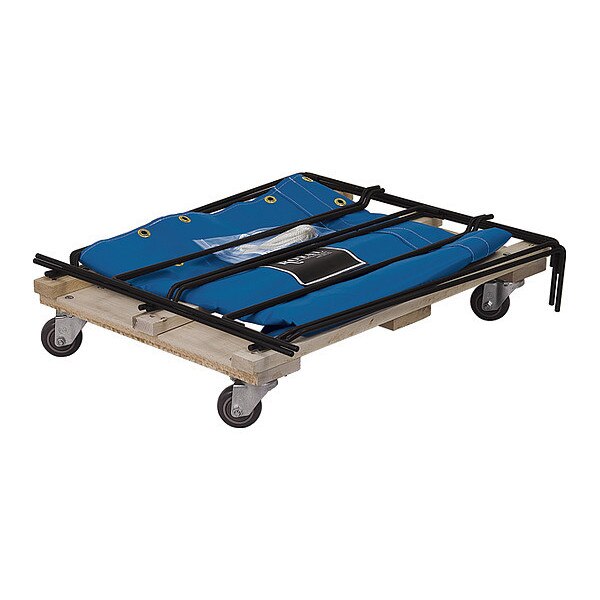 Knock Down Truck, 14 bu, blue vinyl