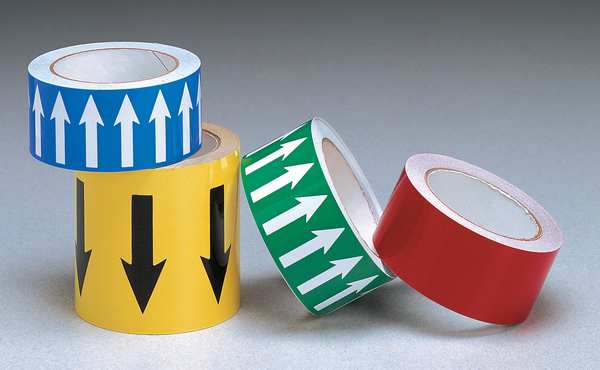 Banding Tape, Yellow, 4 In. W