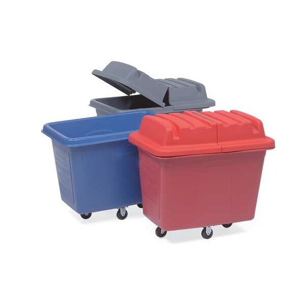 Cube Truck, 7/16 cu. yd., 400lb. Cap, Black