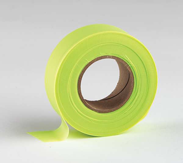 Taffeta Flagging Tape, Lime Glo, 150 ft