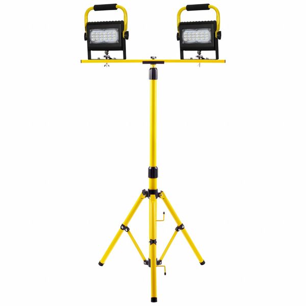 Twin Head Work Light, Corded, 6000lm, LED