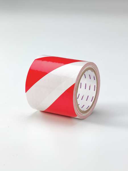 Hazard Marking Tape, Roll, 4In W, 54 ft. L
