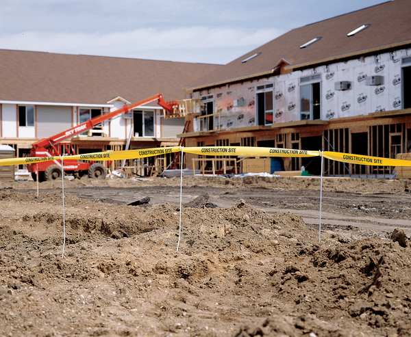Barricade Tape, Yellow/Black, 1000ft x 3In