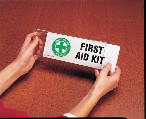 Rectangular Safety Label, 3 1/2 in Height, 10 in English