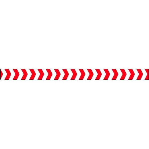 Barricade Tape, Red/White, 180 ft x 2 In