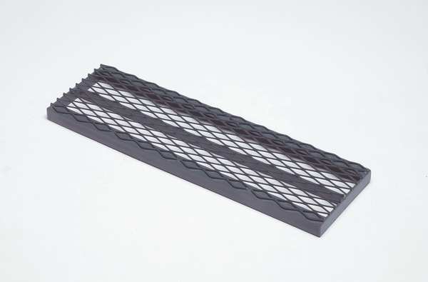 28 1/2 in H Steel Rolling Ladder, 3 Steps