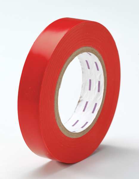 Hazard Marking Tape, Roll, 1In W, 180 ft. L