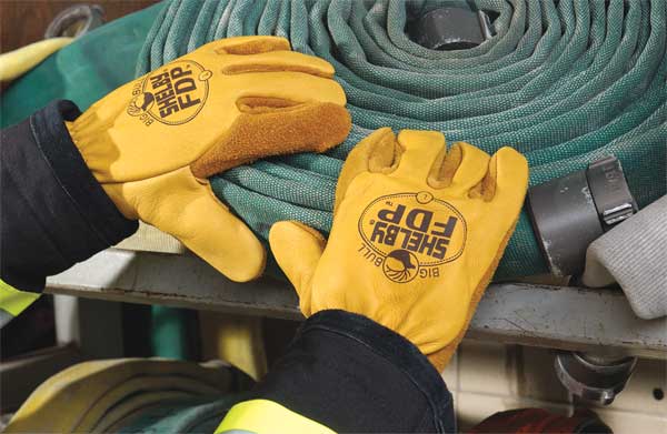 Firefighters Gloves, XL, Cowhide Lthr, PR