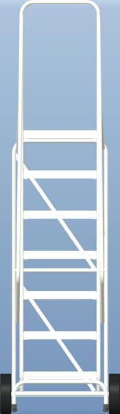 103 in H Aluminum Wheelbarrow Ladder, 7 Steps