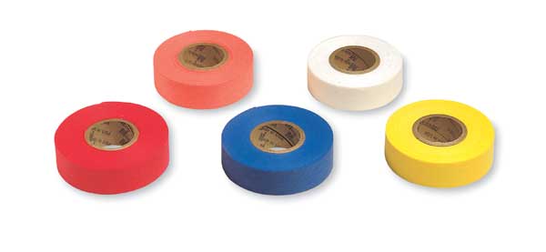 Biodegradbl Flagging Tape, Orng Glo, 100ft