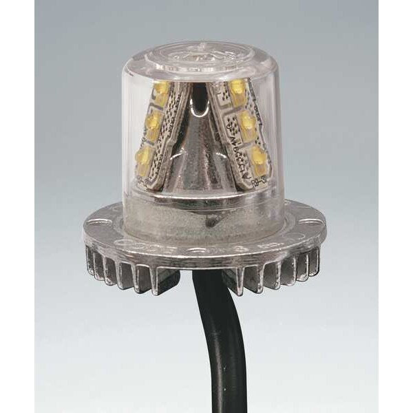 Hidden Warning Light, LED, Amber, 1-1/2 Dia
